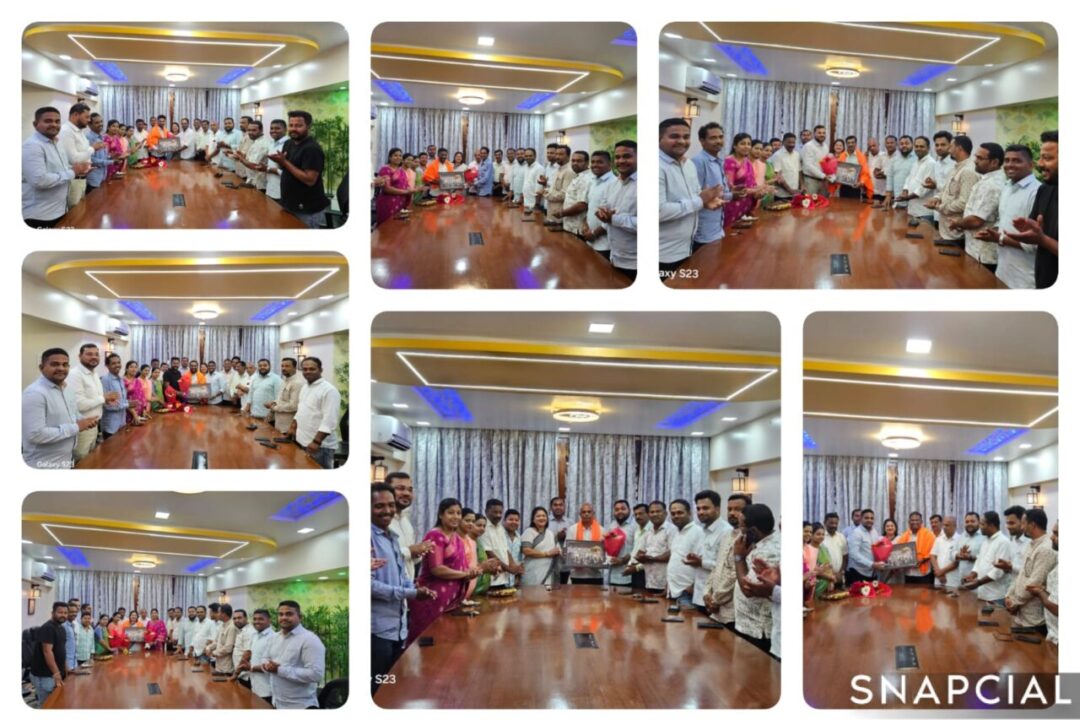 कुडाळ शहर शिवसेनेच्या वतीने नवनिर्वाचित जिल्हा परिषद सदस्य व पंचायत समिती सदस्य यांचा सत्कार सोहळा संपन्न.
