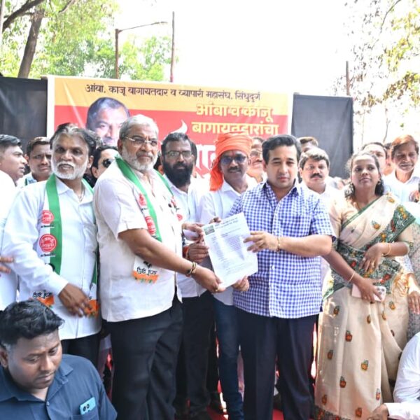 आंबा- काजू पिकाच्या नुकसानीवर सरकार गंभीर ; नुकसान भरपाई देणार – मंत्री नितेश राणे यांचा विश्वास