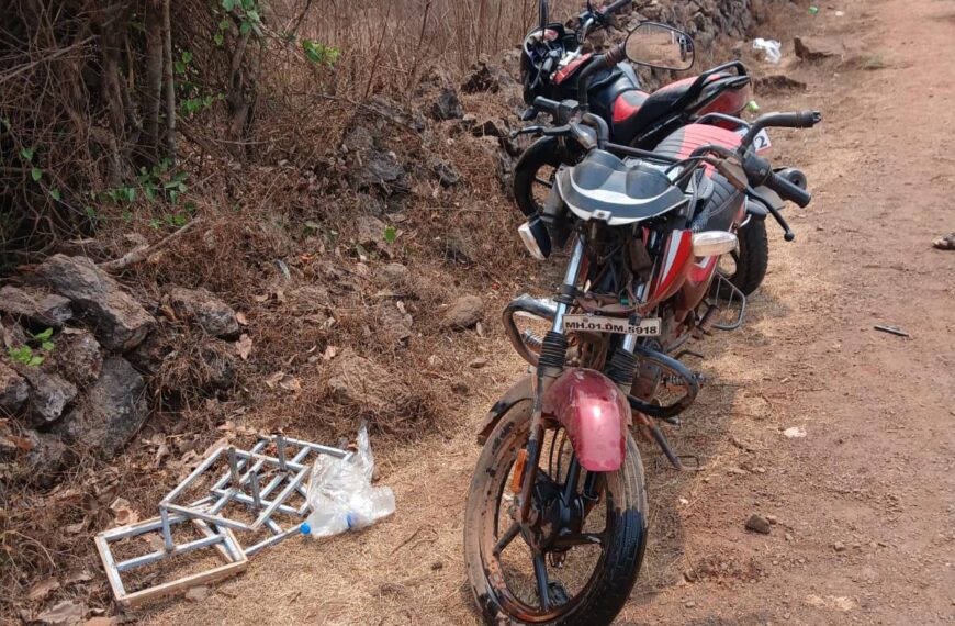 सातपायरीत भीषण अपघात; दोन दुचाकींची टक्कर, एक जखमी कुडाळला हलवला