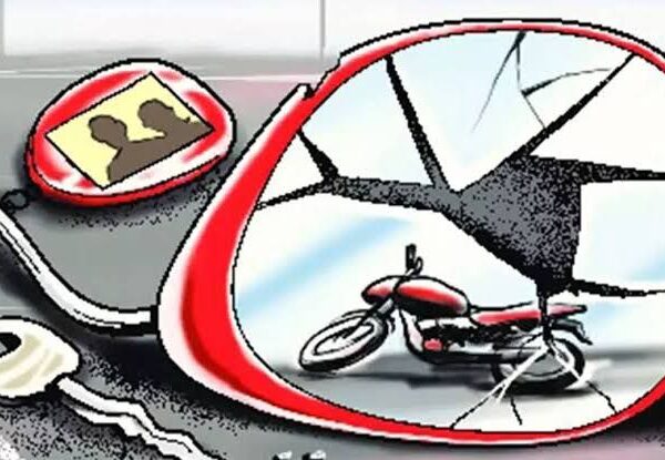 मुंबई-गोवा महामार्गावर भीषण अपघात; दुचाकी-पादचारी धडकेत चार जखमी!