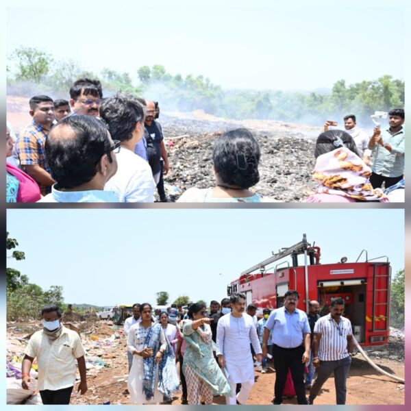 कुडाळमध्ये कचरा डेपो आगीचा भडका ; प्रशासनावर आ. निलेश राणेंची कठोर कारवाईची मागणी