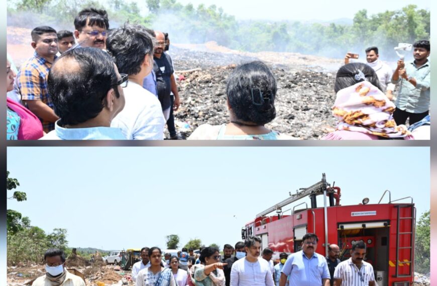 कुडाळमध्ये कचरा डेपो आगीचा भडका ; प्रशासनावर आ. निलेश राणेंची कठोर कारवाईची मागणी