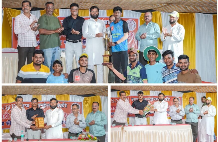 सावंतवाडीत क्रिकेटचा थरार रंगला! ‘ओम स्पोर्ट्स’ ठरला महाविजेता!