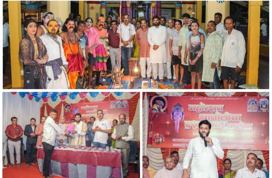 खानोलीत रंगला दशावतार कलेचा महाकुंभ; भाजप युवा नेते विशाल परब यांच्याकडून कलाकारांचा गौरव