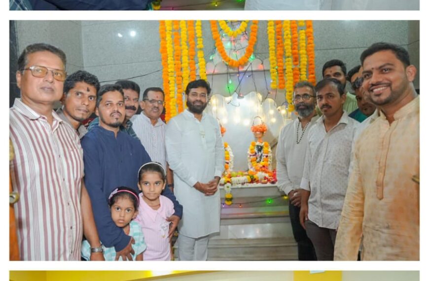 बाकरवाडी येथे श्री देव वंशेश ब्राह्मण मंदिराचा वर्धापन दिन उत्साहात साजरा