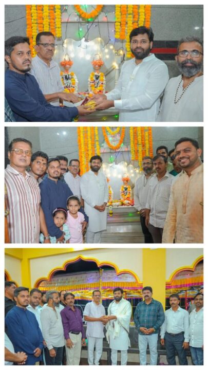 बाकरवाडी येथे श्री देव वंशेश ब्राह्मण मंदिराचा वर्धापन दिन उत्साहात साजरा