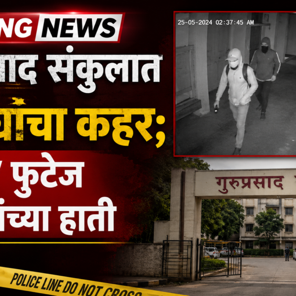 “गुरुप्रसाद संकुलात चोरट्यांचा कहर; CCTV फुटेज पोलिसांच्या हाती”