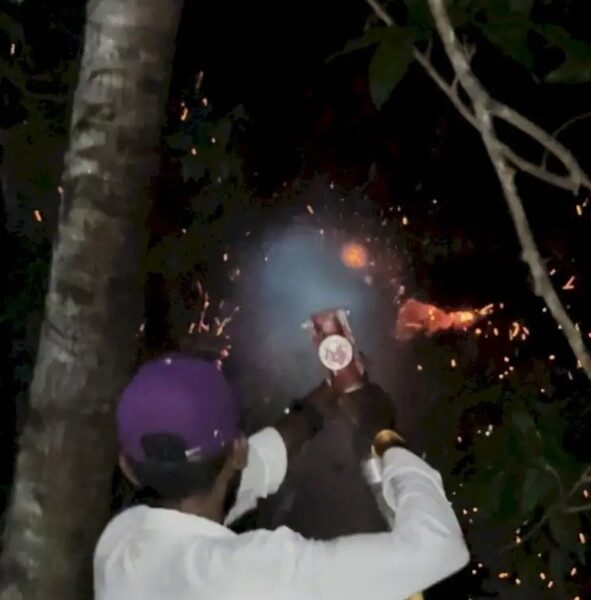 माजगावात भर वस्तीत फणसाच्या झाडाला भीषण आग; अग्निशमन दलाने टळवला अनर्थ!