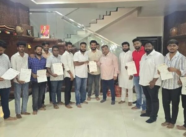 रवींद्र चव्हाण यांच्या हस्ते युवा मोर्चा कार्यकारिणी जाहीर; उत्साहात पदाधिकाऱ्यांचा सत्कार