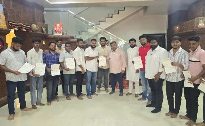रवींद्र चव्हाण यांच्या हस्ते युवा मोर्चा कार्यकारिणी जाहीर; उत्साहात पदाधिकाऱ्यांचा सत्कार