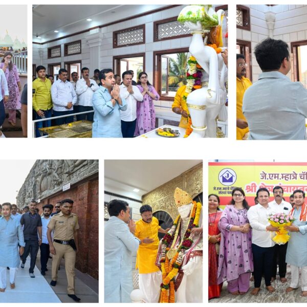 नढाळ पंचायतन मंदिराच्या वर्धापन दिनानिमित्त पालकमंत्री नितेश राणेंनी उपस्थित राहून दिल्या शुभेच्छा