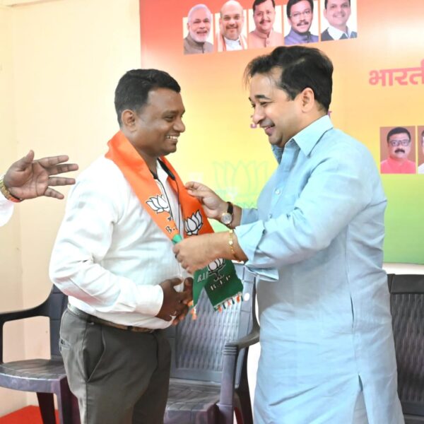पालकमंत्री नितेश राणे यांचा उबाठा व मनसेला जोरदार धक्का