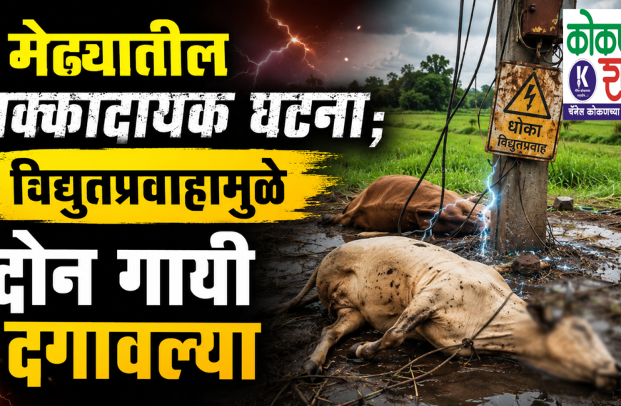 ⚡ मेढ्यातील धक्कादायक घटना; विद्युतप्रवाहामुळे दोन गायी दगावल्या