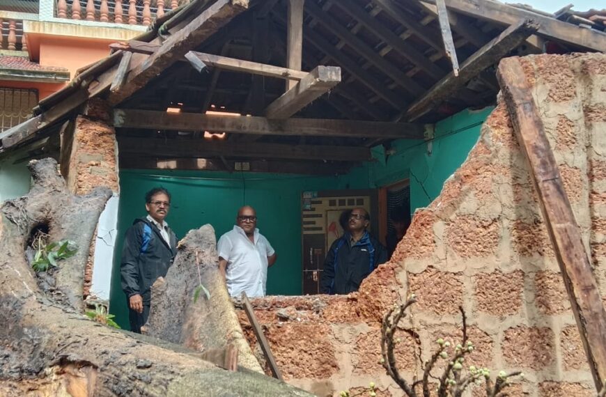 🌪️ वादळी वाऱ्याने उडवली घरांची छप्परे; चेंदवणमध्ये थरारक घटना
