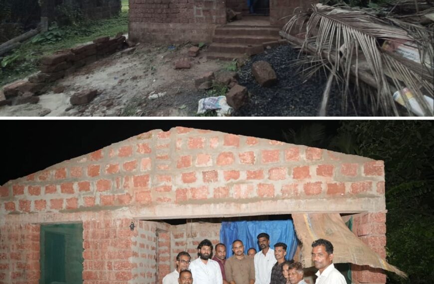 कार्यकर्त्यांच्या संकटात खंबीर आधार; विशाल परबांची आर्थिक मदतीची साथ!