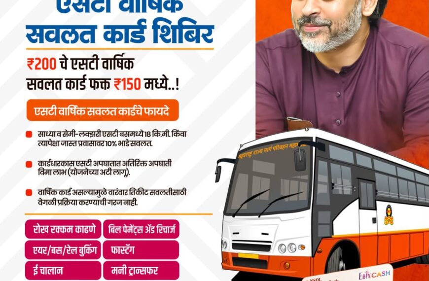 कुडाळकरांसाठी सुवर्णसंधी! फक्त ₹१५० मध्ये मिळवा एसटी वार्षिक सवलत कार्ड