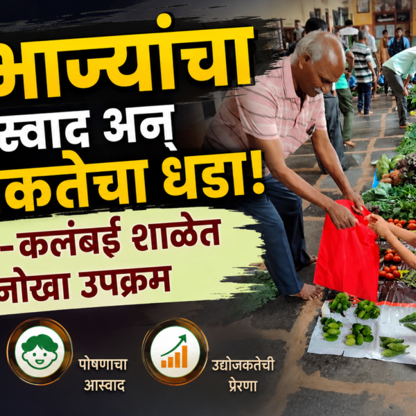 रानभाज्यांचा आस्वाद अन् उद्योजकतेचा धडा! पुरळ-कलंबई शाळेत अनोखा उपक्रम