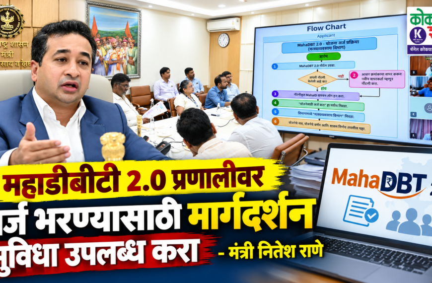 महाडीबीटी २.० प्रणालीवर अर्ज भरण्यासाठी मार्गदर्शन सुविधा उपलब्ध करा – मंत्री नितेश राणे